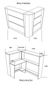 Ресепшн Рапид 1530х1130х1200
